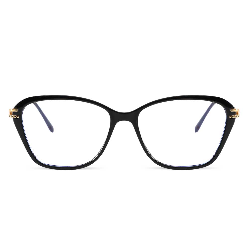 Occhiali da Vista Edwii Cat Eye Nero 