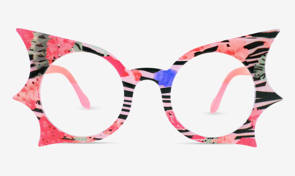 Tess Pink Geometric Glasses