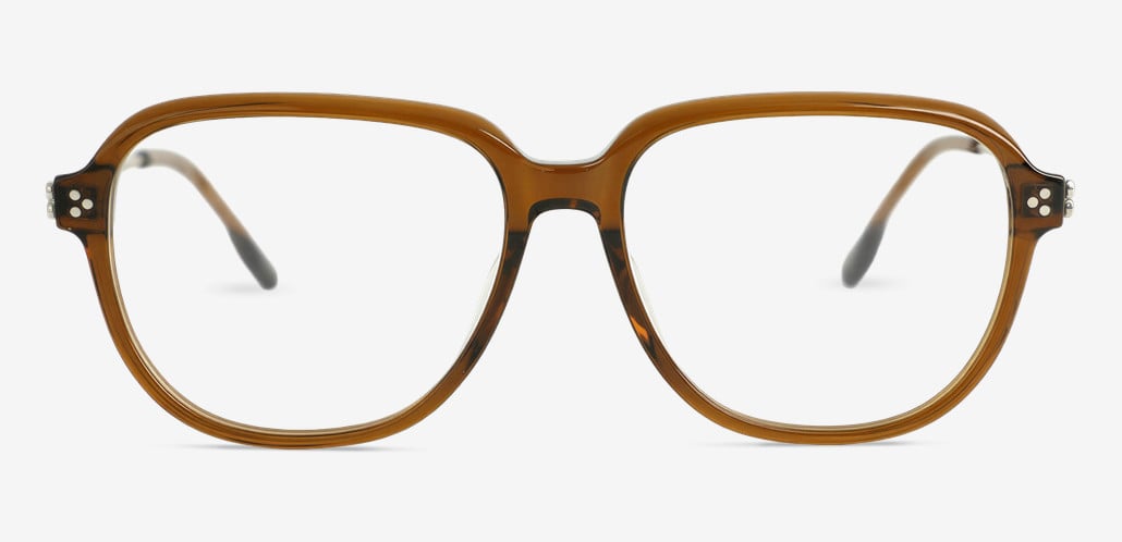 More Brown Square Glasses