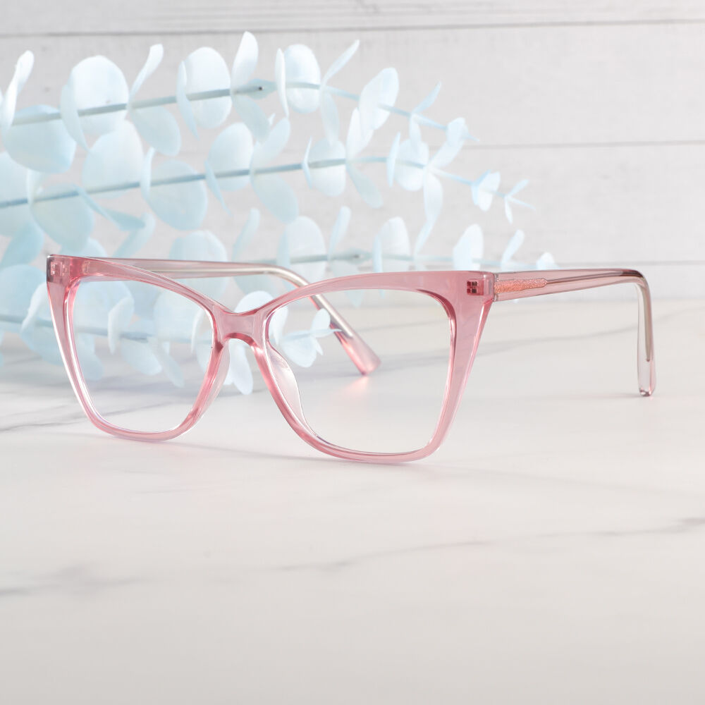Occhiali da Vista Beckett Cat Eye Rosa 