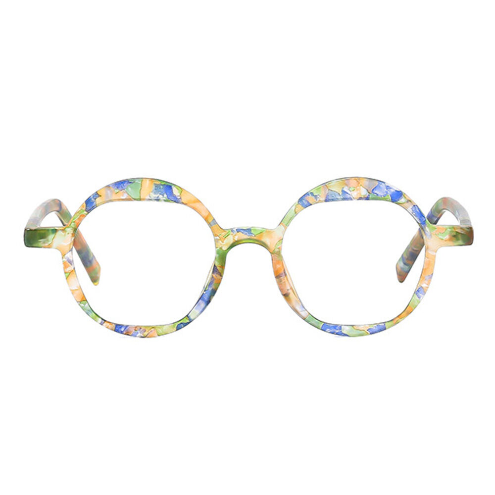 Yerk Round Yellow Glasses