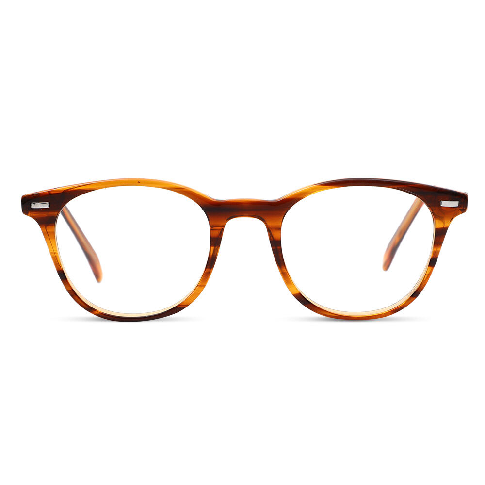 Kimb Round Brown Glasses
