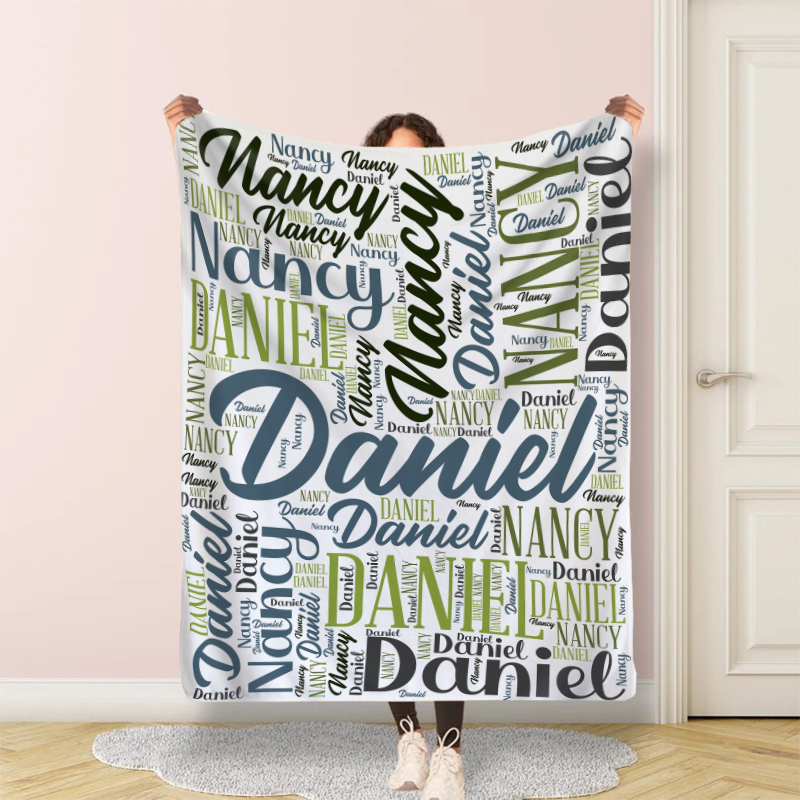 オリジナル 名入り 可愛い ブランケット