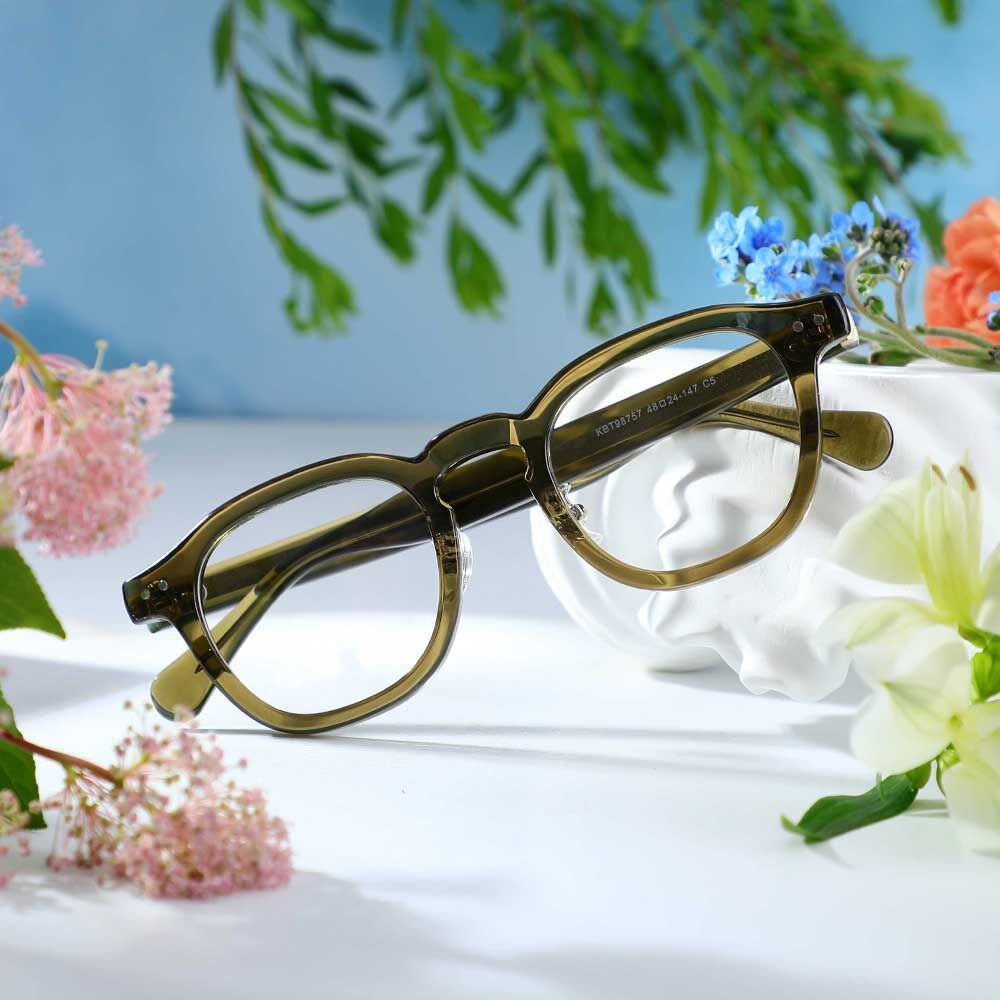 Occhiali da Vista Burnell Quadrato Verde