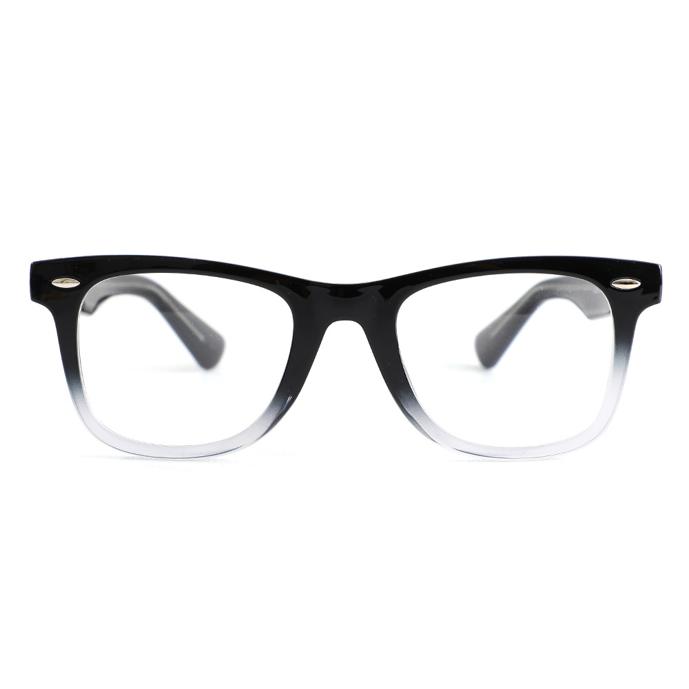 Lunettes de Vue Simon Carré Noir Transparent 