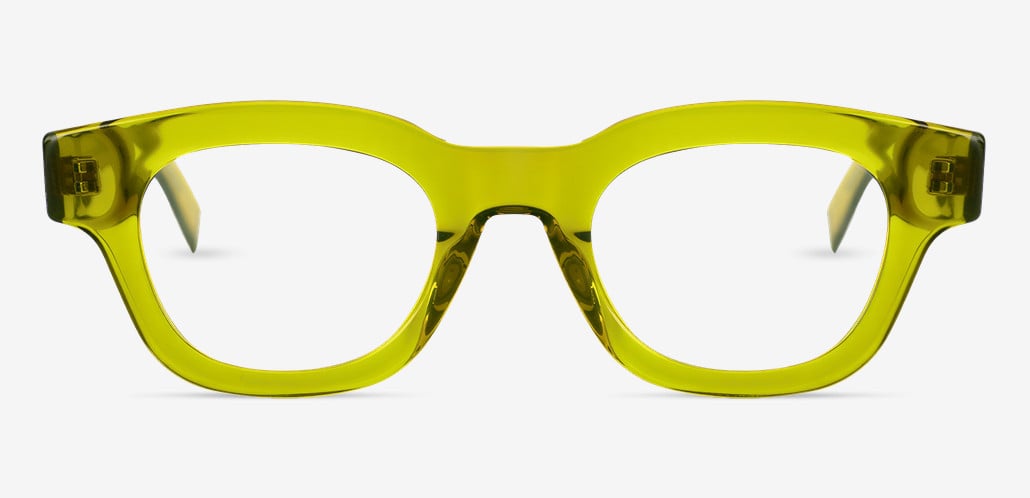 Motley Grüne Quadratische Brille