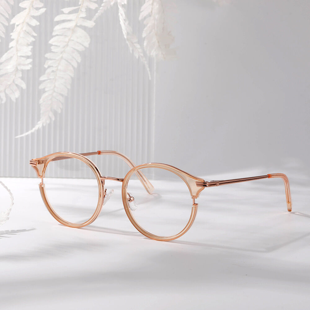 Honey Baby Round Yellow Glasses