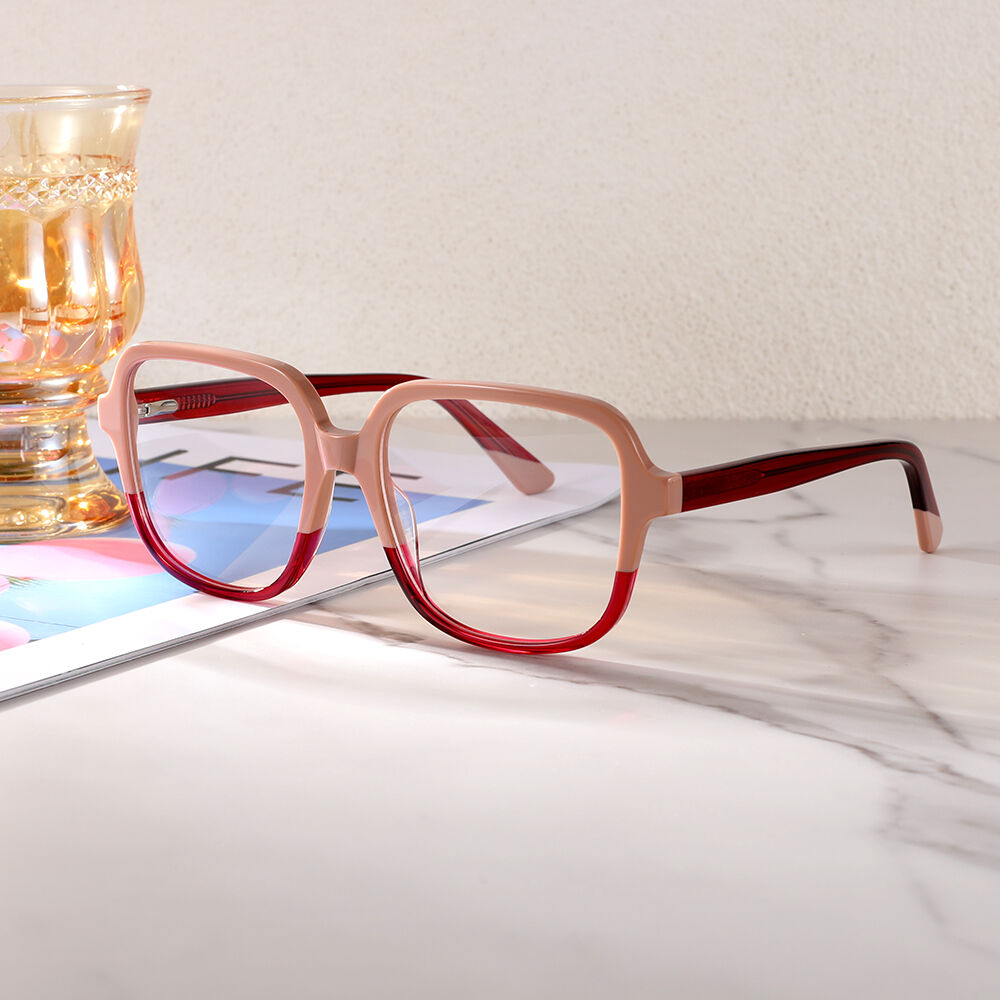 Ford Quadratische Rosa Brille