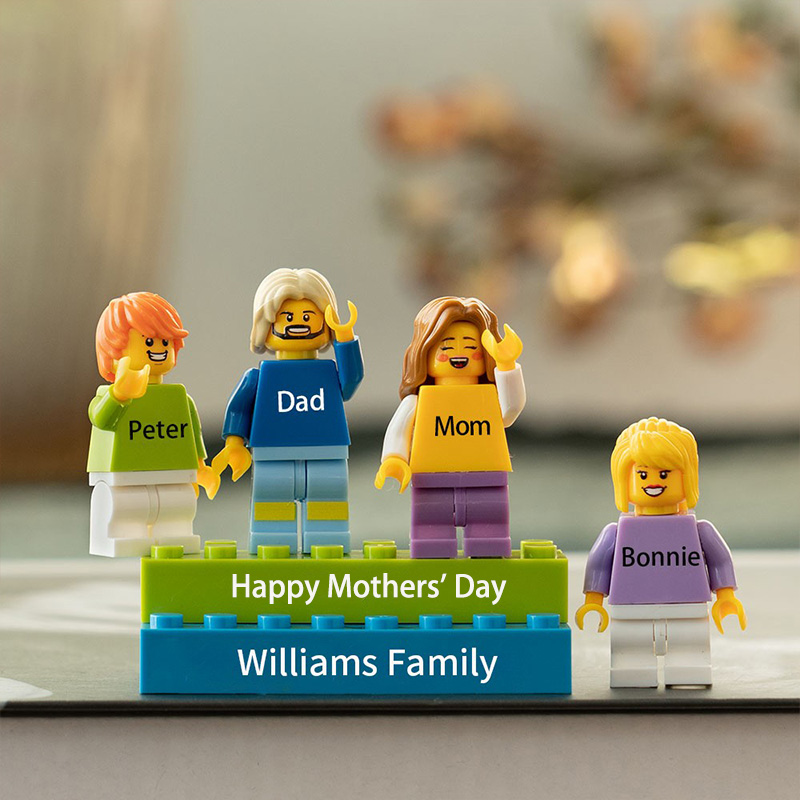 Personalized Brick Figures Fun Gifts For Mother’s Day