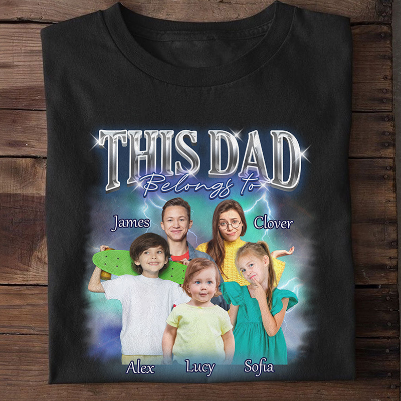 カスタムイズ 父の日 名入れ 写真入れ Tシャツ