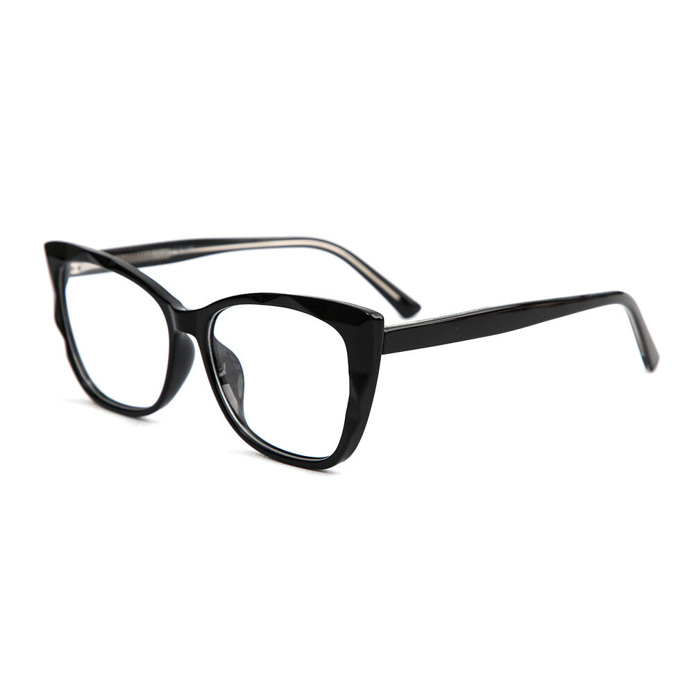 Novia Cat Eye Schwarze Brille