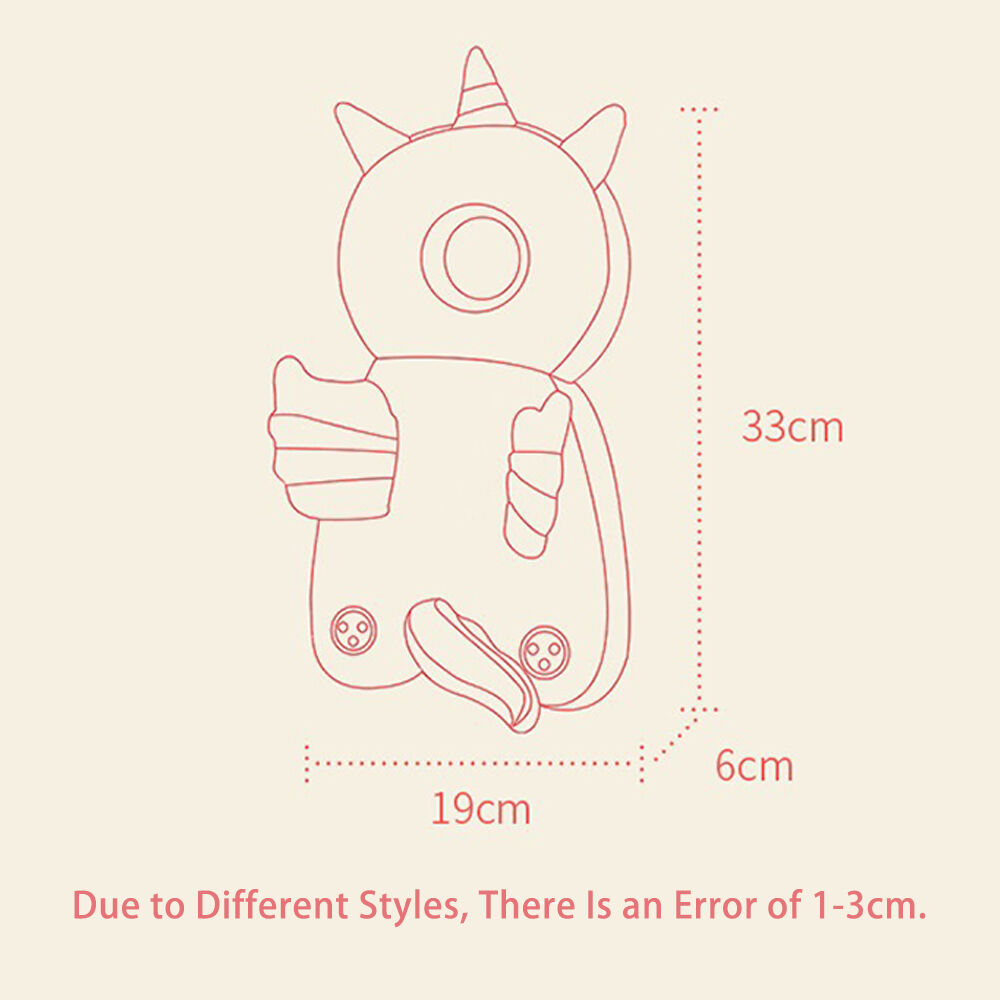 Almohada anticaída para bebés y niños pequeños, almohadilla protectora para la cabeza, mochila protectora