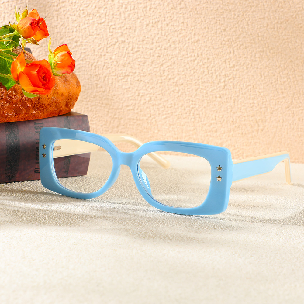 Occhiali da Vista Huggins Quadrato Blu 