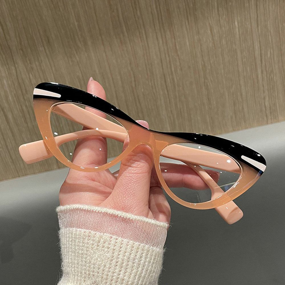 Emma Cat Eye Orange Glasses