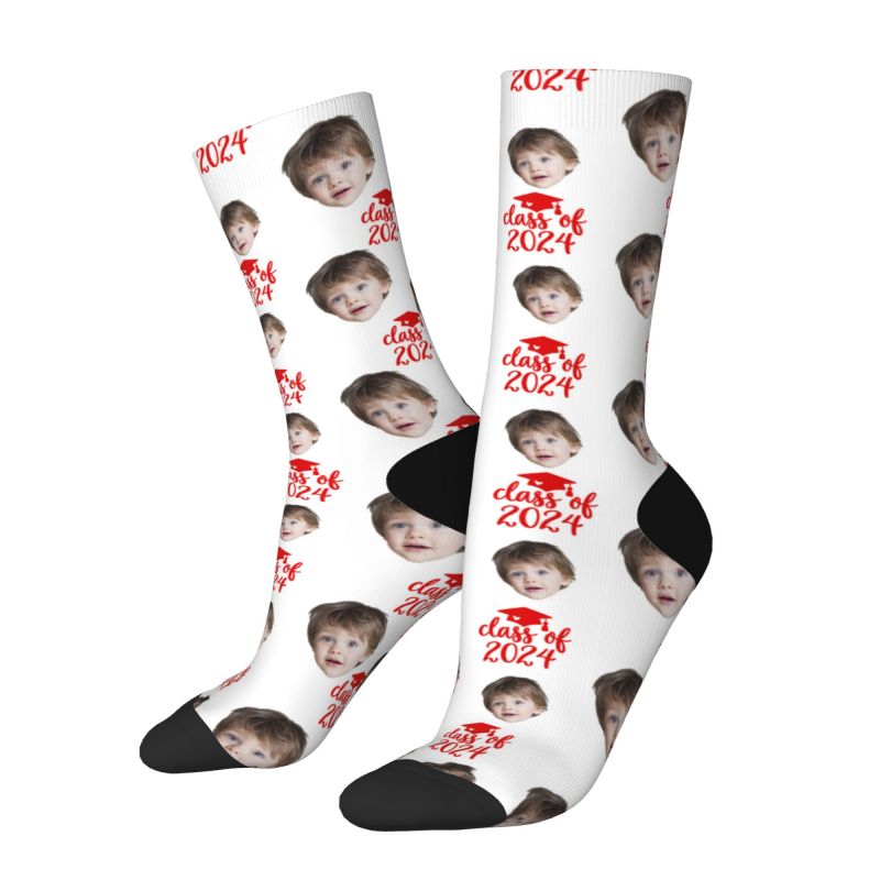 Calzini personalizzati per il viso più colori Miglior regalo di laurea per amici