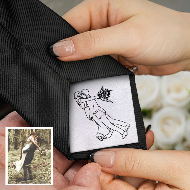Individuelle Fotokrawatte Kostbares Geschenk für Ehemann