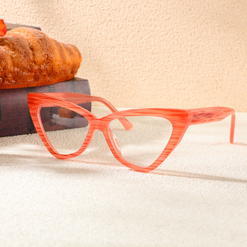 Stuart Cat Eye Rosa Brille