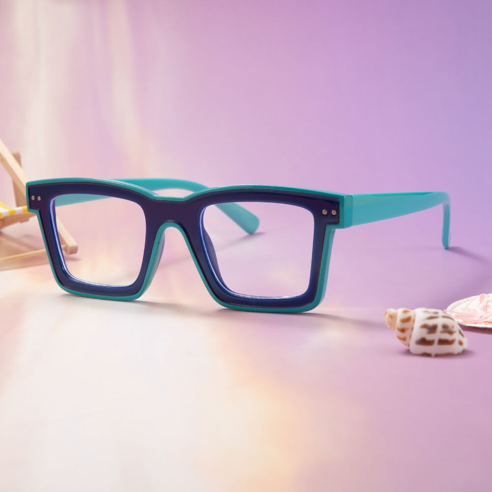 Occhiali da Vista Bronte Quadrato Blu 