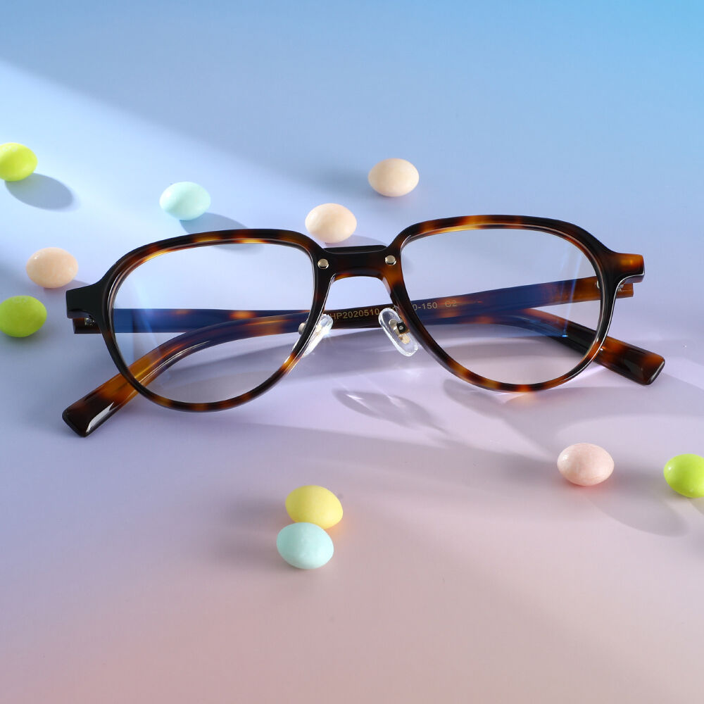 Prasil Oval Tortoise Glasses
