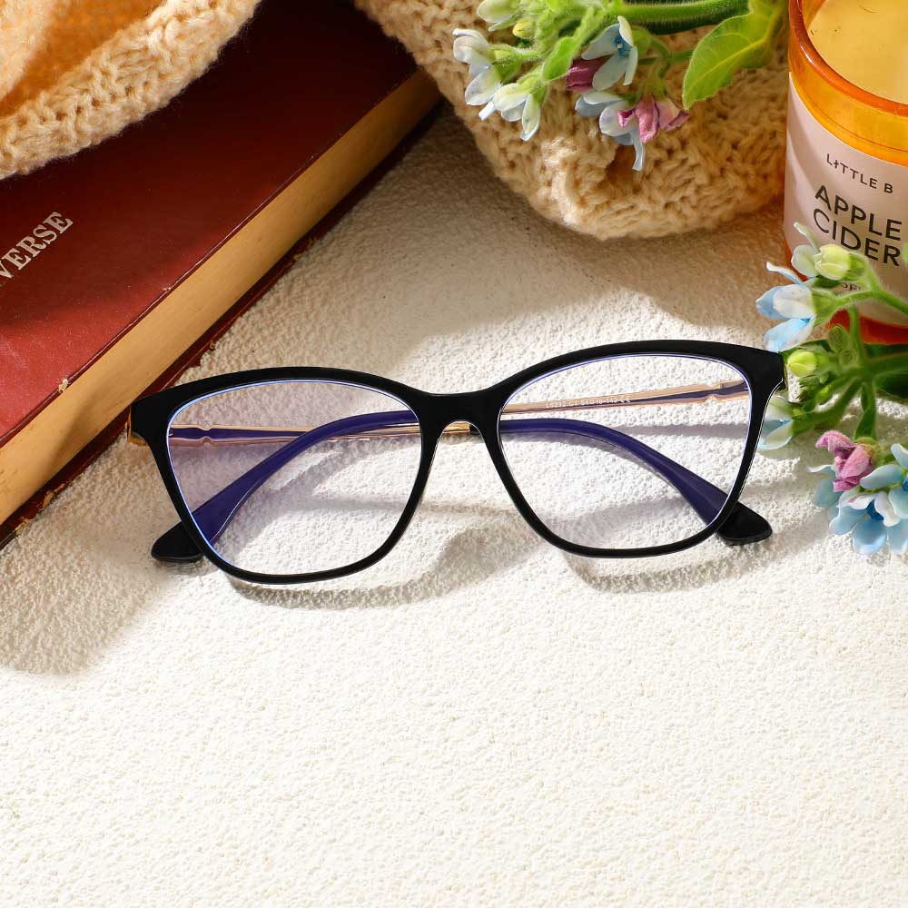 Occhiali da Vista Andrew Cat Eye Nero 