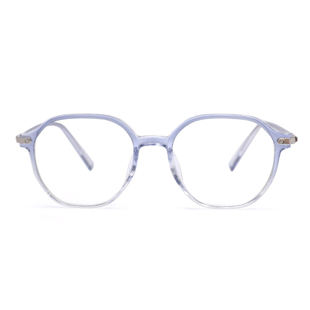 Moora Geometric Blue Glasses