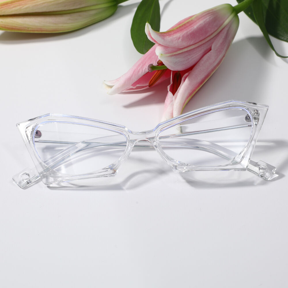 Alvon Cat Eye Clear Glasses