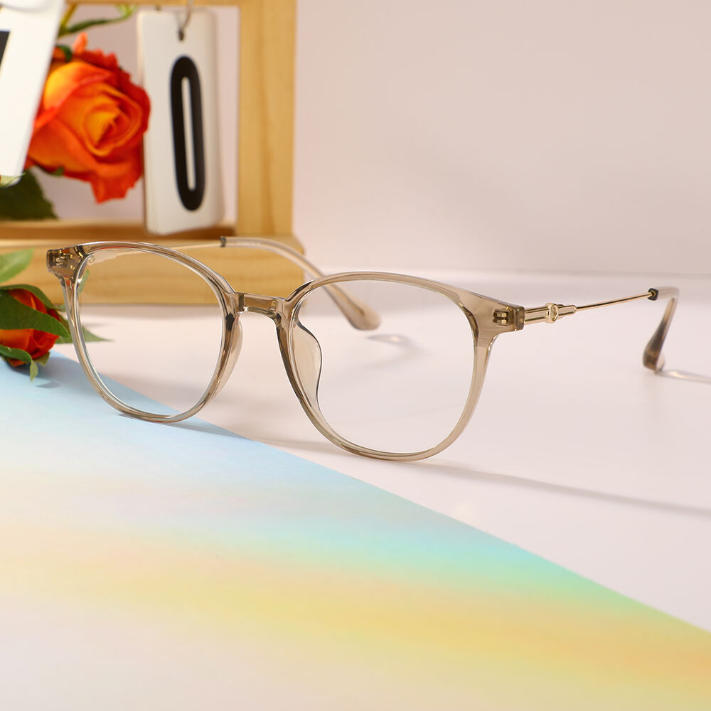 Dorothe Rund Braun Brille