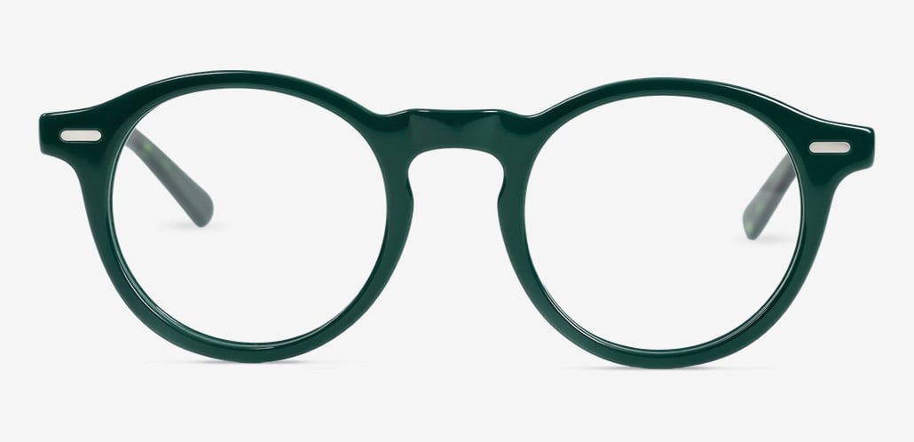 Chloe Green Round Glasses