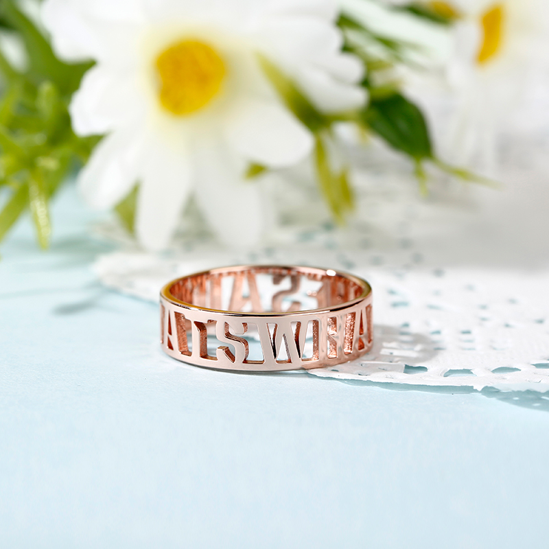 "All of Me" Personalized Name Ring