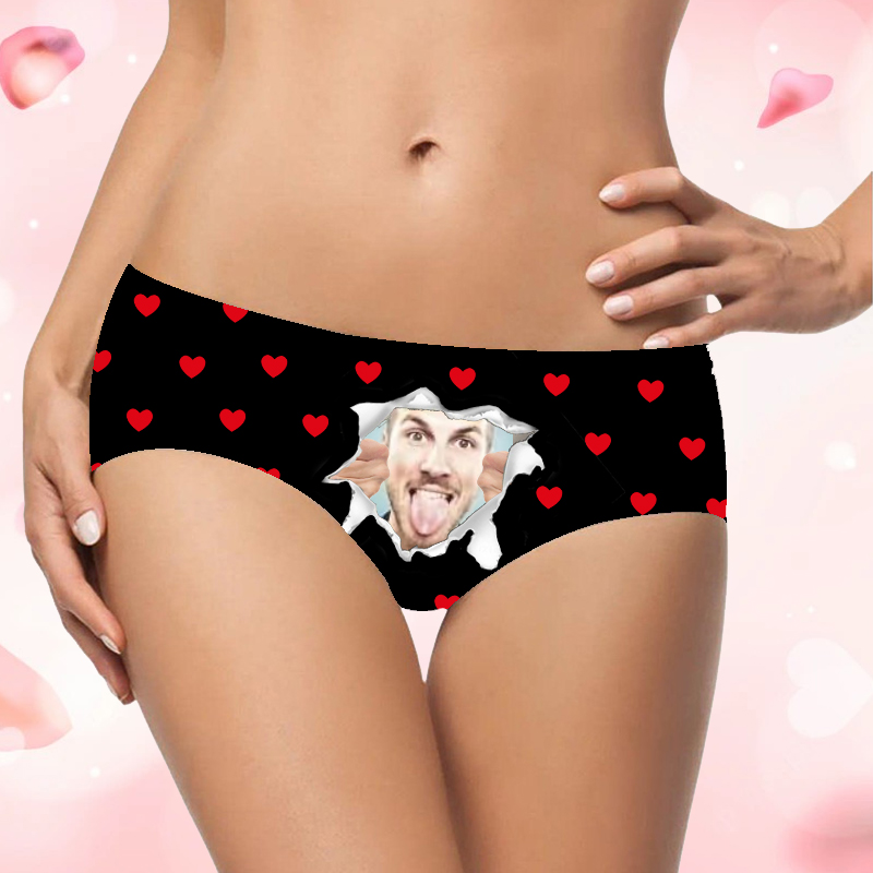 Personalized Picture Women's Underwear Cute Present for Girlfriend