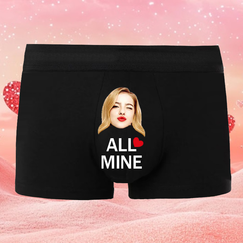 Personligt foto herrunderkläder Boxer Briefs stygg gåva till honom