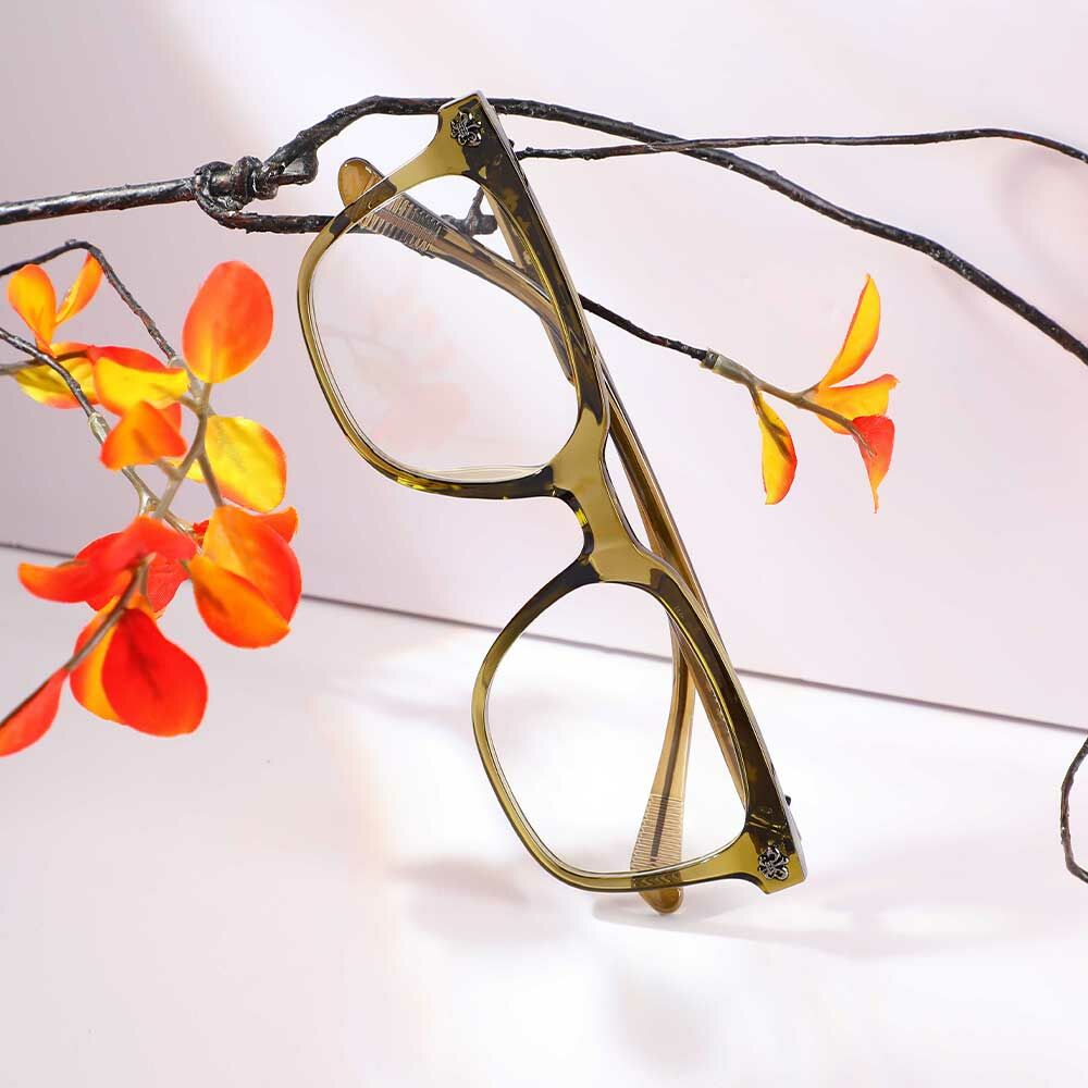 Occhiali da Vista Madge Quadrato Verde