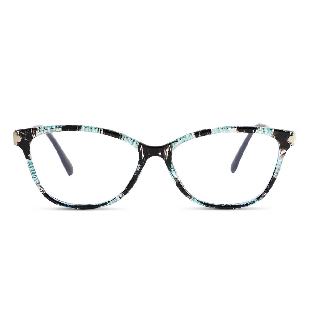 Joshua Rechteckige Grüne Brille