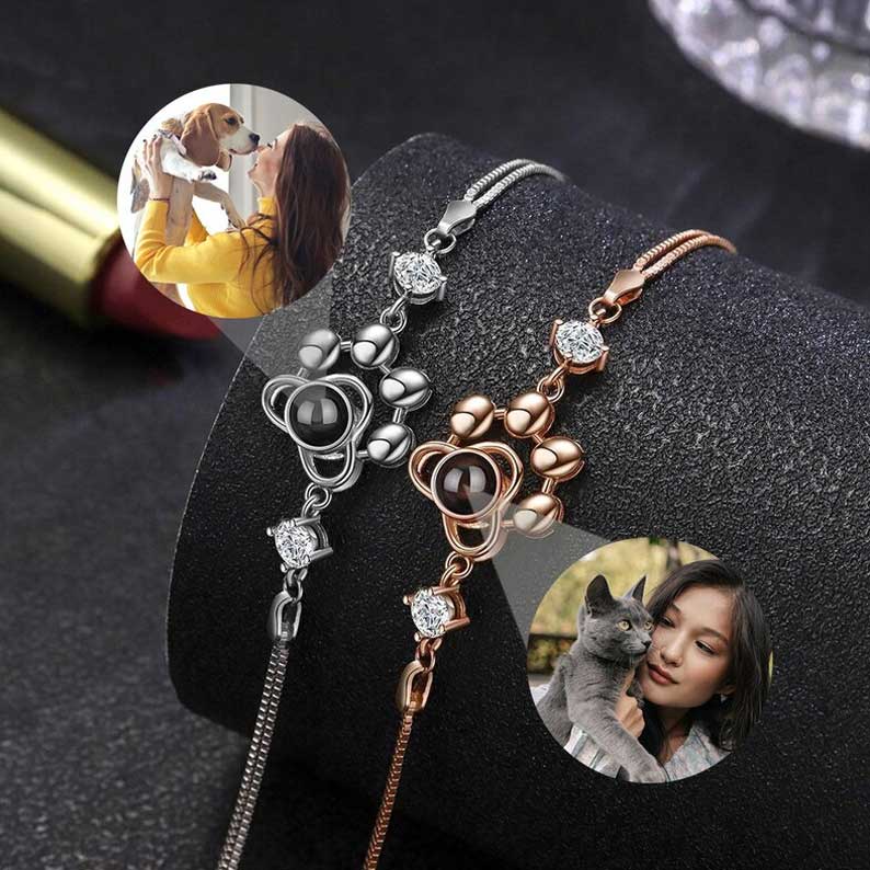 Personalized Claw Photo Projection Bracelet Gift