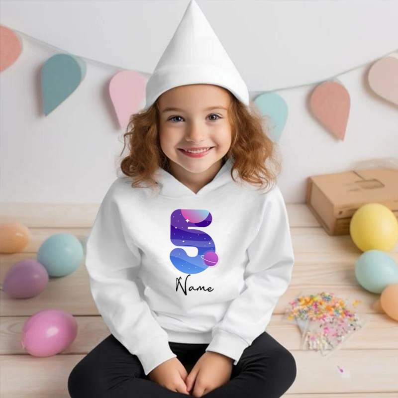 Personalized Kids Hoodies Customized Name And Age Birthday Gifts For Children