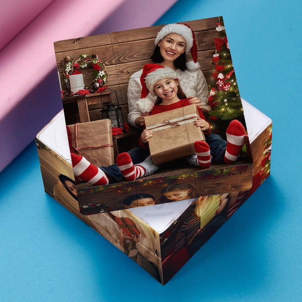 Personalized Photo Cube Creative Christmas Gifts For Family