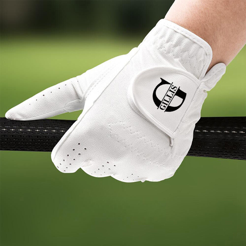 Personalized Golf Glove Custom Name and Lettering Quality Glove Gifts for Golfers