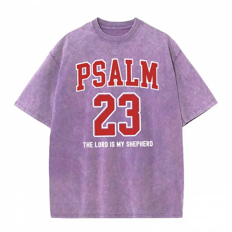 Personalized Washed T-shirt Custom Name and Slogan Graphic Design Creative Gift for Sports Lovers