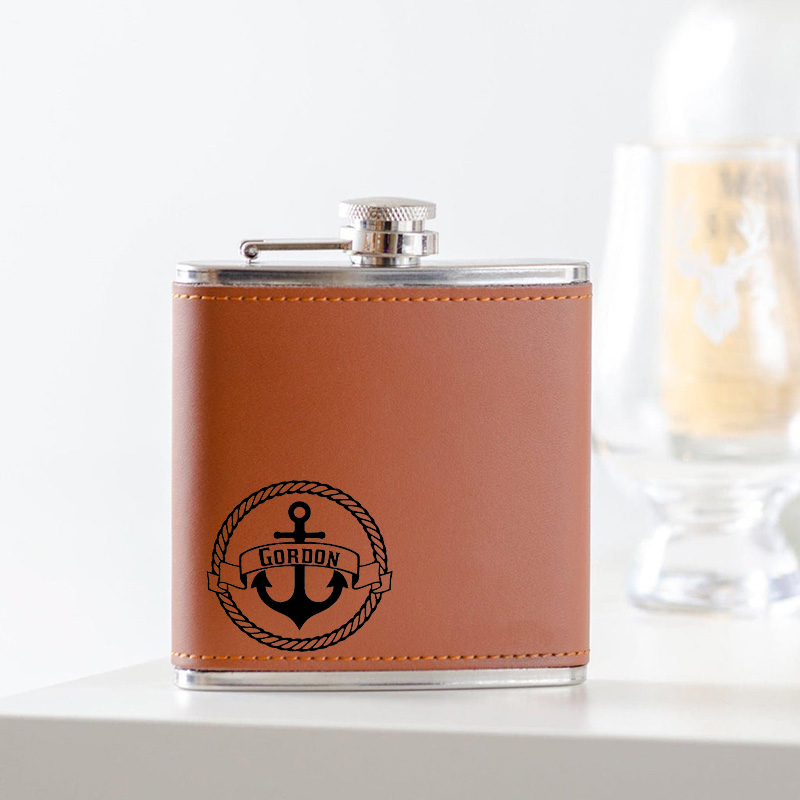 名入れ スキットル ステンレス ウイスキーボトル カスタマイズ