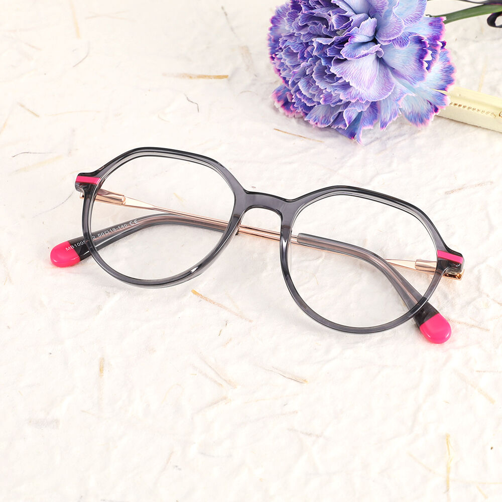 Fanny Geometrische Blaue Brille