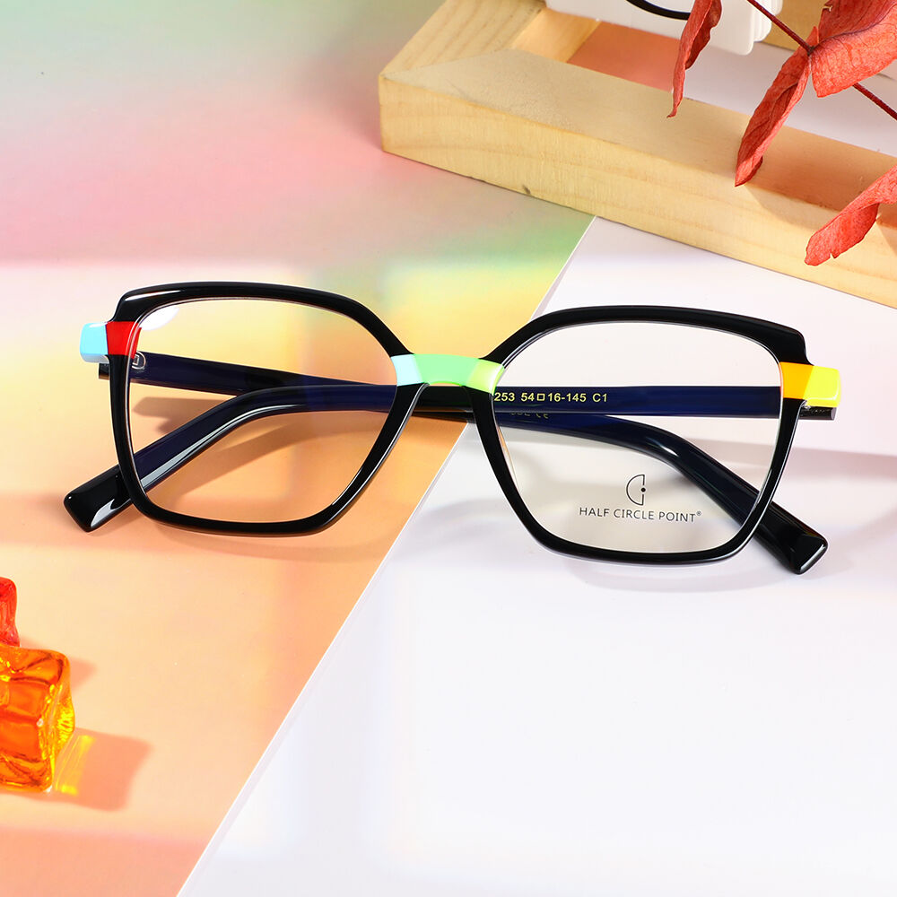 Nicholas Cat Eye Black Glasses