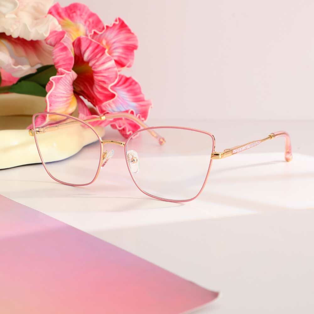Donna Cat Eye Rosa Brillen