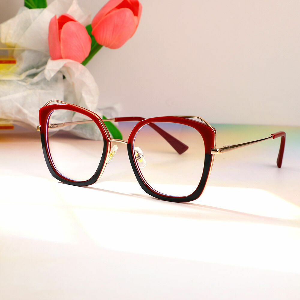 Patrick Cat Eye Black Glasses