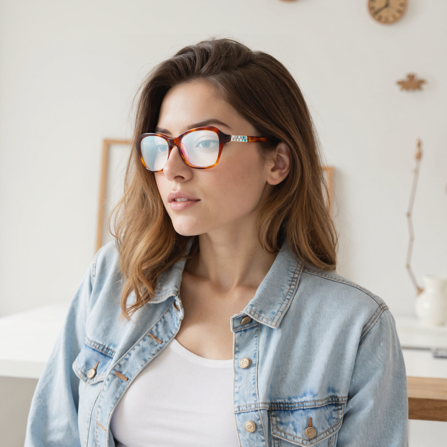 Occhiali da Vista Congre Rettangolare Tartarugato