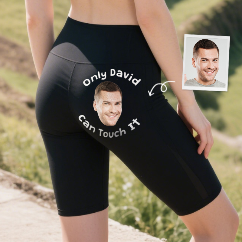 Leggings de motociclista personalizados. Solo tú puedes tocarlos. Diseño de foto personalizado. Regalo creativo para tus seres queridos.