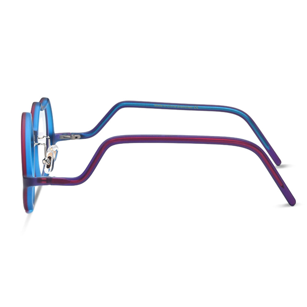 Audition Round Purple Glasses