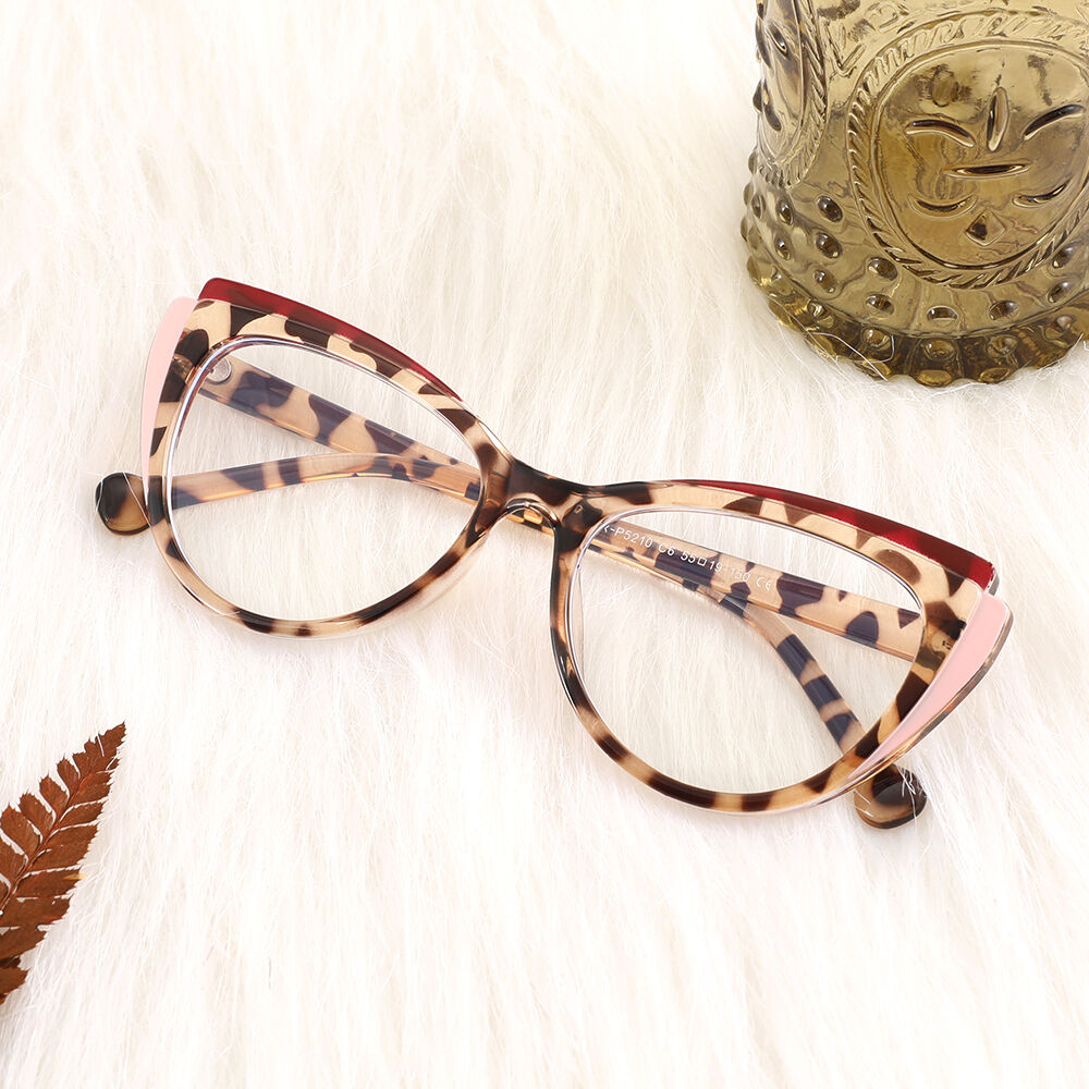 Occhiali da Vista April Cat Eye Leopardo 