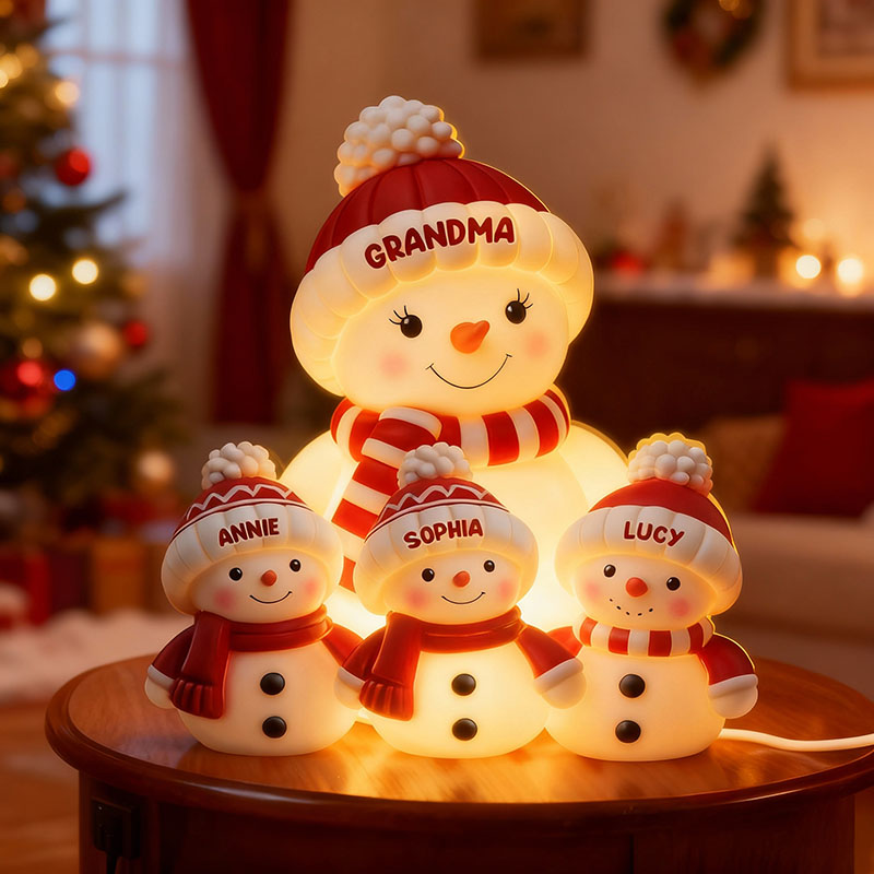 Personalized Name Night Light Cute Gift for Family