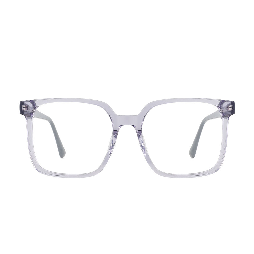 Lunettes de Vue Haute Qualité   Rectangle Gris