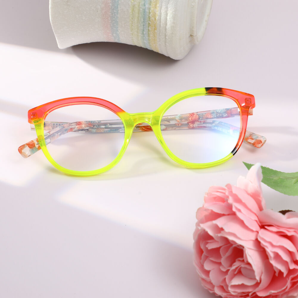 Occhiali da Vista Chanty Cat Eye Giallo 